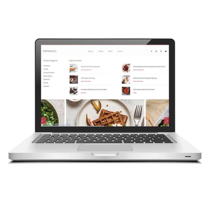 Template Joomla Yootheme Kitchen Daily