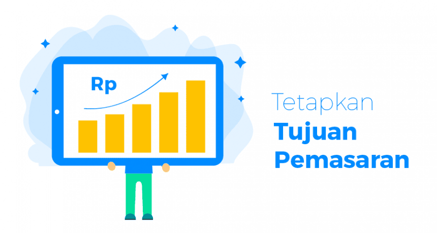 ilustrasi tetapkan tujuan pemasaran