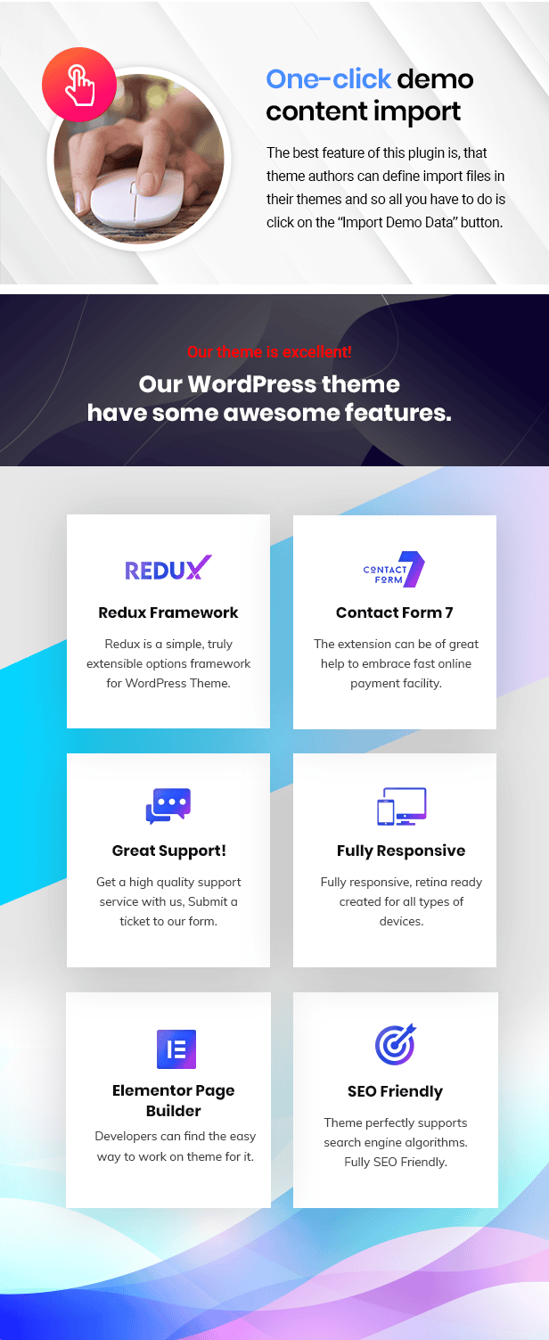 07 one click demo import