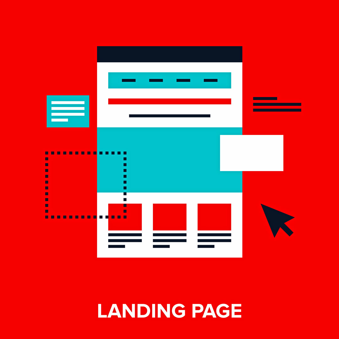 Ilustrasi Memiliki Landing Page