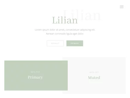 Tema Warna Template Yootheme Lilian