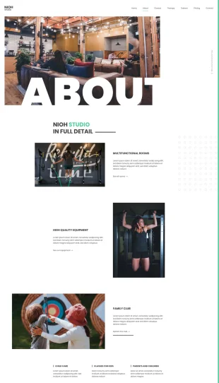 Tata Letak Halaman Yootheme Nioh Studio