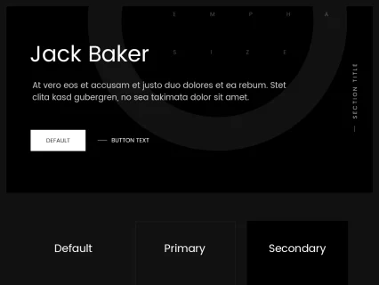 Tema Warna Template Yootheme Jack Baker