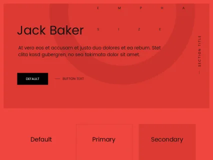 Tema Warna Template Yootheme Jack Baker