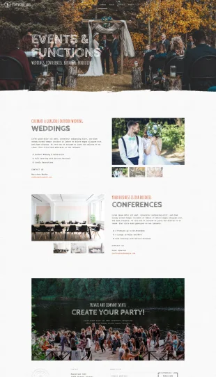 Tata Letak Halaman Yootheme Pinewood Lake