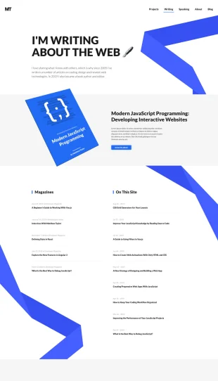 Tata Letak Halaman Yootheme Matthew Taylor