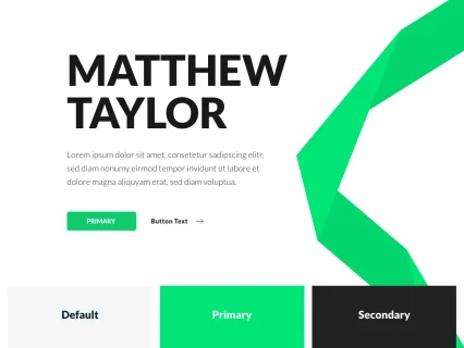 Tema Warna Template Yootheme Matthew Taylor