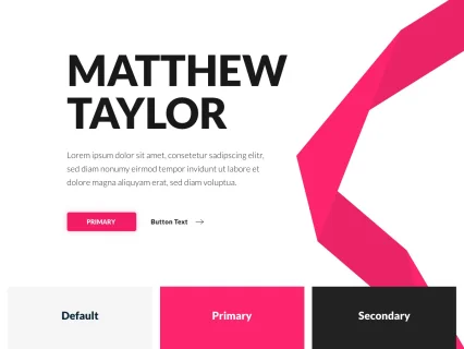 Tema Warna Template Yootheme Matthew Taylor