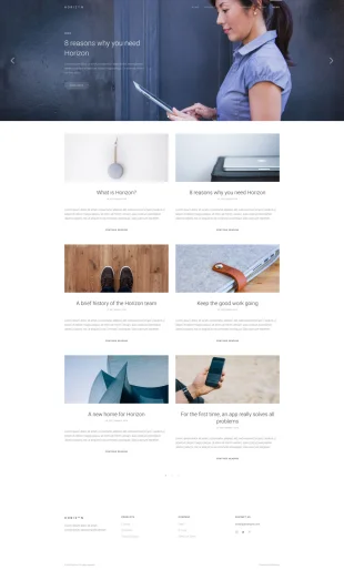 Tata Letak Halaman Yootheme Horizon
