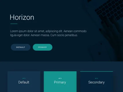 Tema Warna Template Yootheme Horizon