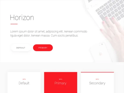 Tema Warna Template Yootheme Horizon