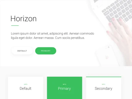 Tema Warna Template Yootheme Horizon