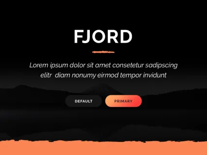Tema Warna Template Yootheme Fjord