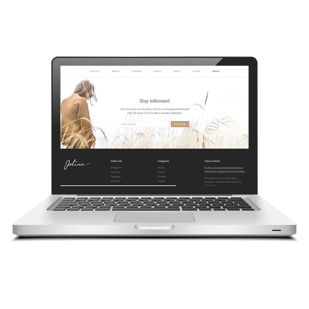 Template Joomla Yootheme Joline
