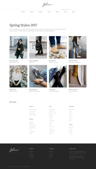 Tata Letak Halaman Yootheme Joline