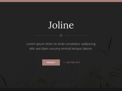 Tema Warna Template Yootheme Joline
