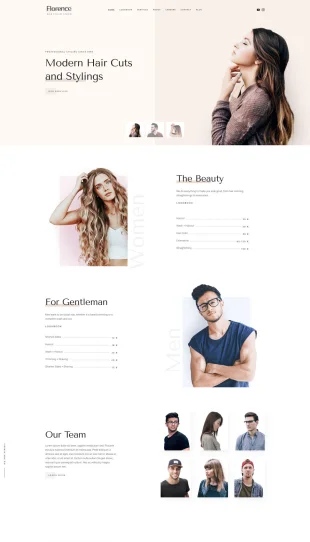 Tata Letak Halaman Yootheme Florence