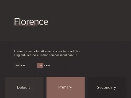 Tema Warna Template Yootheme Florence