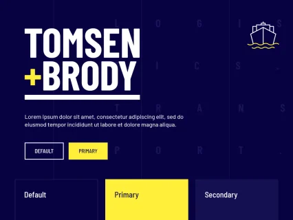 Tema Warna Template Yootheme Tomsen Brody