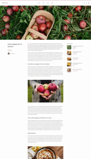 Tata Letak Halaman Yootheme Kitchen Daily