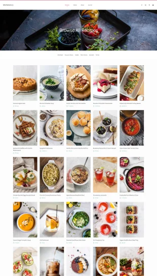 Tata Letak Halaman Yootheme Kitchen Daily