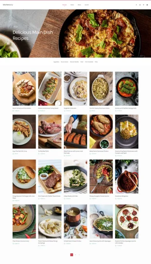 Tata Letak Halaman Yootheme Kitchen Daily