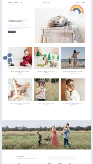 Tata Letak Halaman Yootheme Balou