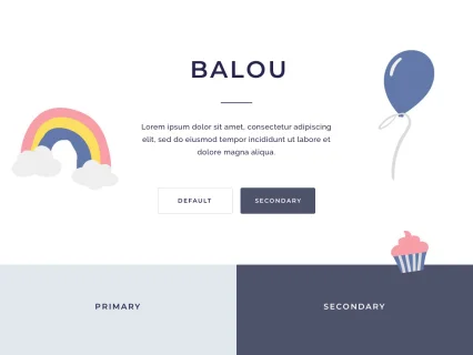 Tema Warna Template Yootheme Balou