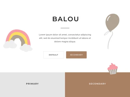 Tema Warna Template Yootheme Balou