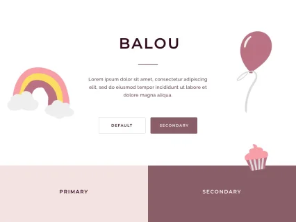 Tema Warna Template Yootheme Balou