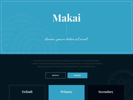 Tema Warna Template Yootheme Makai