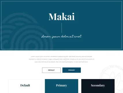 Tema Warna Template Yootheme Makai