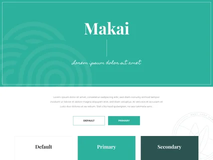Tema Warna Template Yootheme Makai