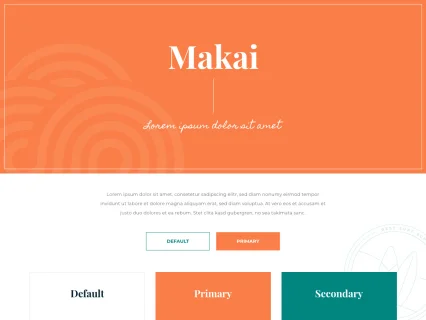 Tema Warna Template Yootheme Makai
