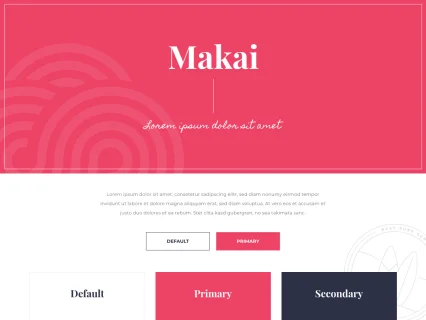 Tema Warna Template Yootheme Makai