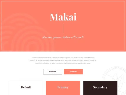 Tema Warna Template Yootheme Makai