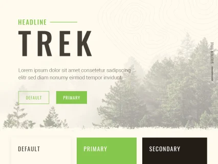 Tema Warna Template Yootheme Trek