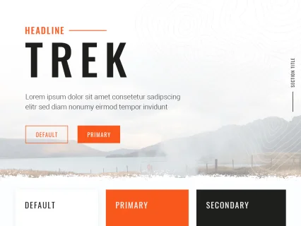 Tema Warna Template Yootheme Trek