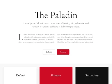 Tema Warna Template Yootheme Paladin