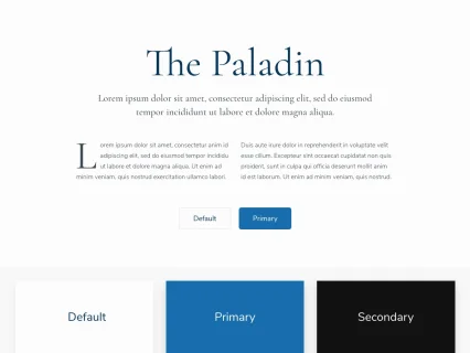 Tema Warna Template Yootheme Paladin