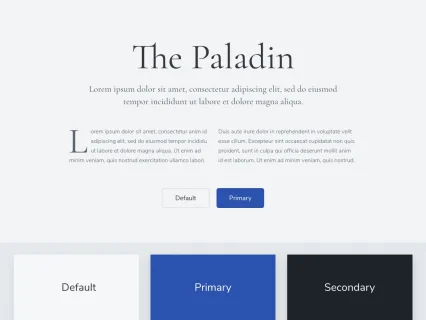 Tema Warna Template Yootheme Paladin