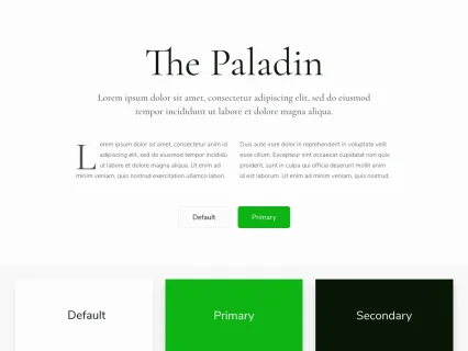 Tema Warna Template Yootheme Paladin