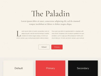 Tema Warna Template Yootheme Paladin