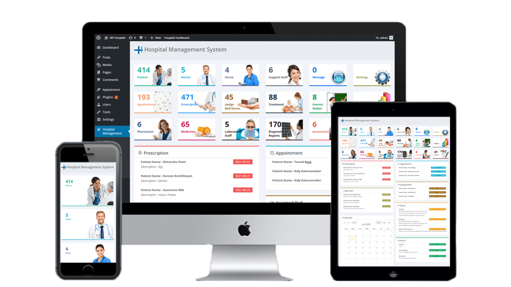 Ilustrasi Sistem Manajemen Rumah Sakit Moojoomla