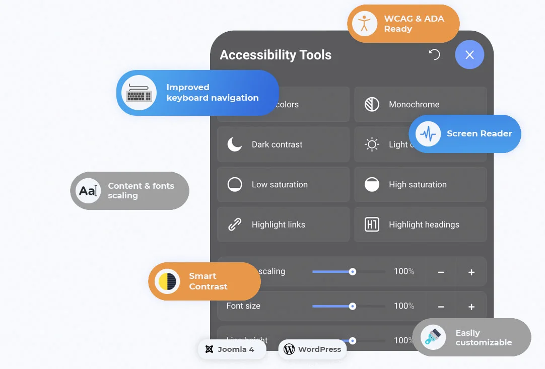 Ilustrasi Ekstensi DJ-Extensions Accessibility