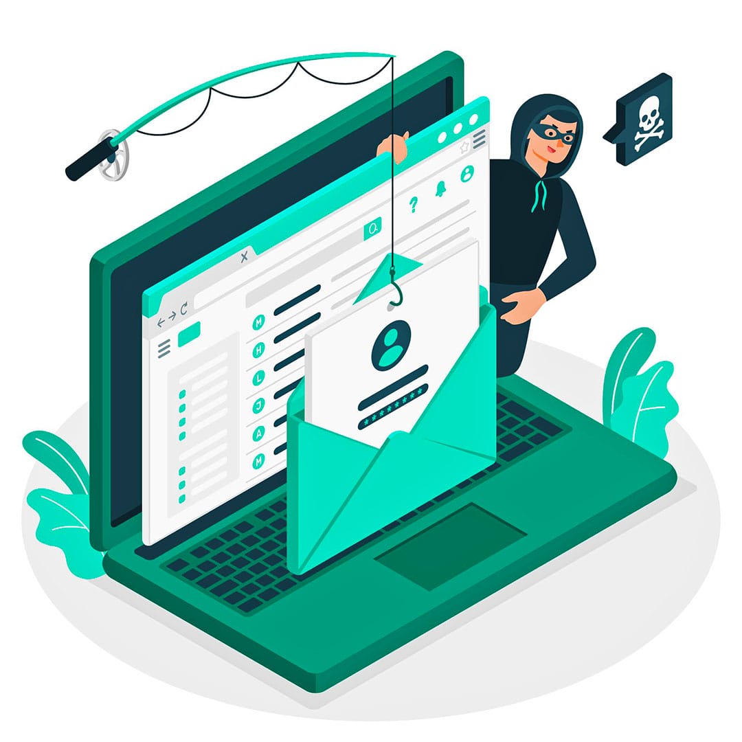 Ilustrasi Serangan Phising Melalui Email