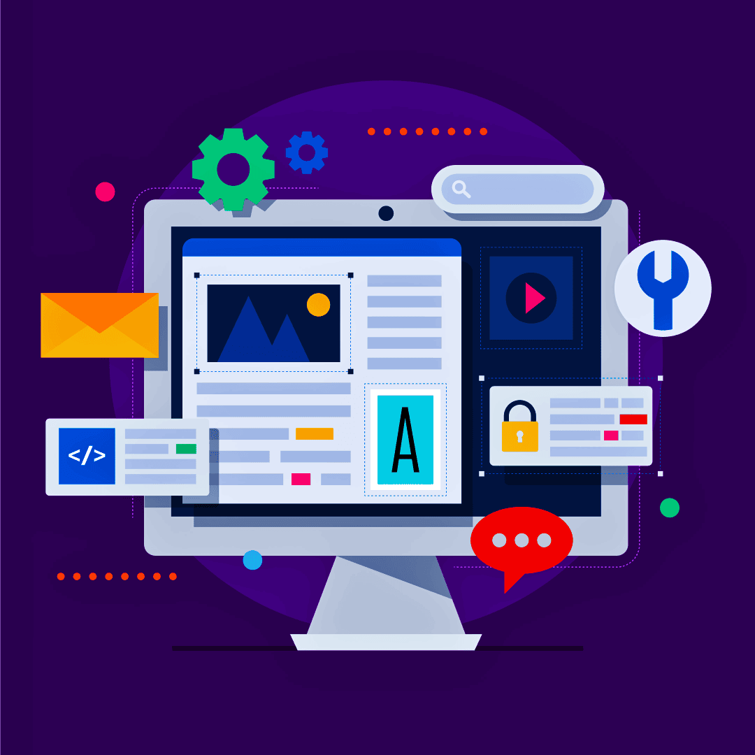 Ilustrasi Website Wordpress