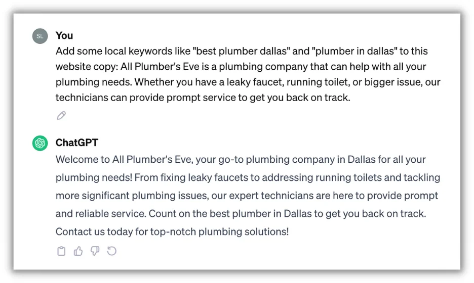 prompt chatgpt untuk seo lokal