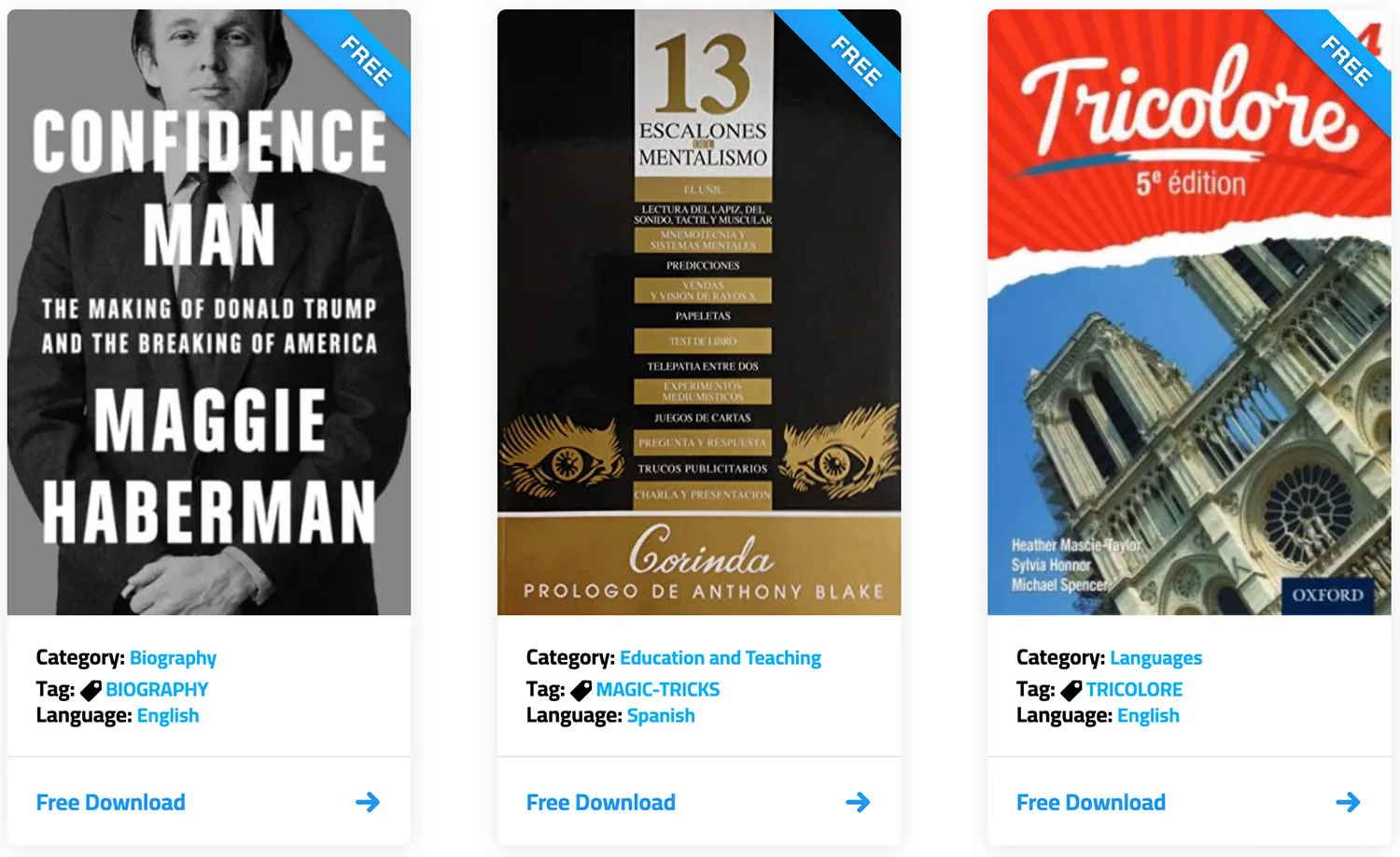 Gambar situs web PDFsBooks