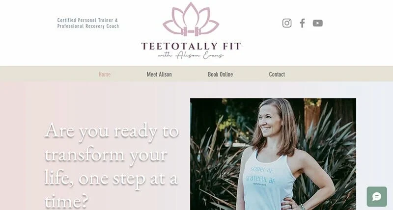Teetotally Fit - Situs Web Pelatih Pribadi. Sumber: Teetotally fit